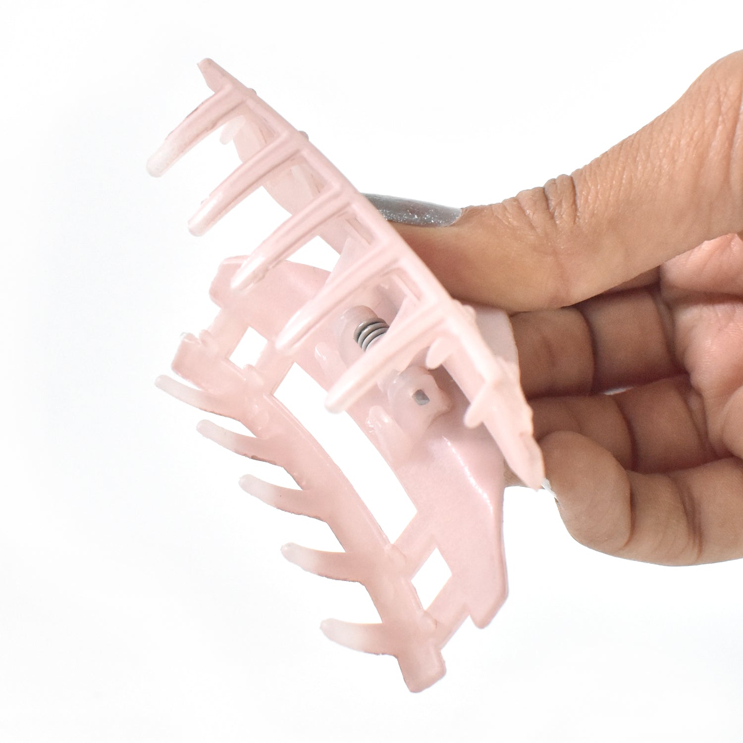 Plastic Hair Clamp Grip, Simple Matte Hair Barrette Clamp (1 Pc) Plastic Hair Clamp Grip, Simple Matte Hair Barrette Clamp (1 Pc)